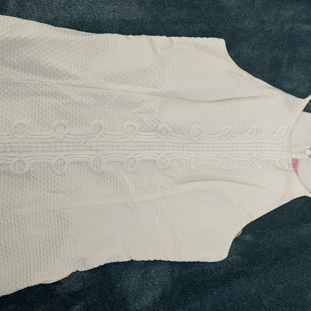 Lilly Pulitzer White Textured Top